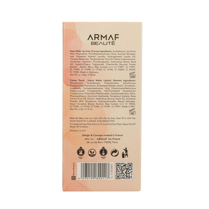 Armaf Beauté Latte Love Kit Creme Touch Liq Lipstick + Lip Liner