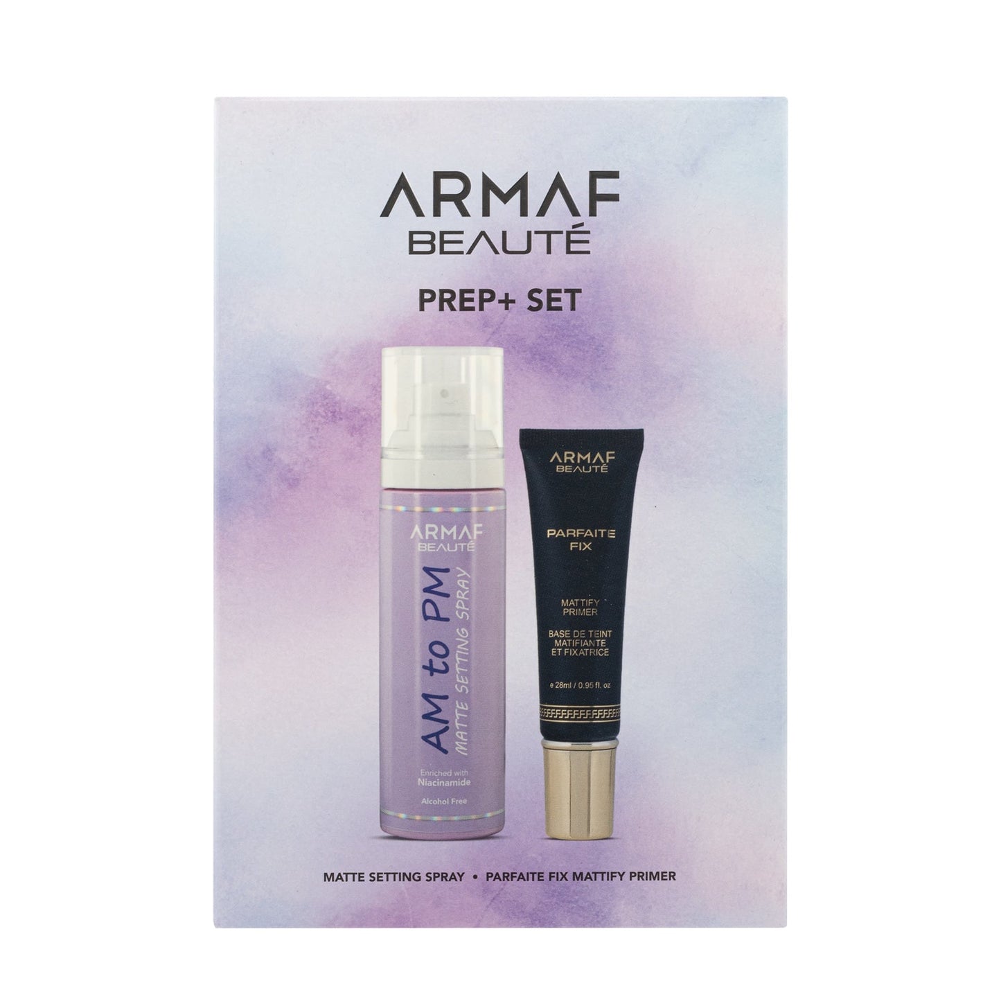 Armaf Beauté Prep+set Setting Spray + Mattify Primer
