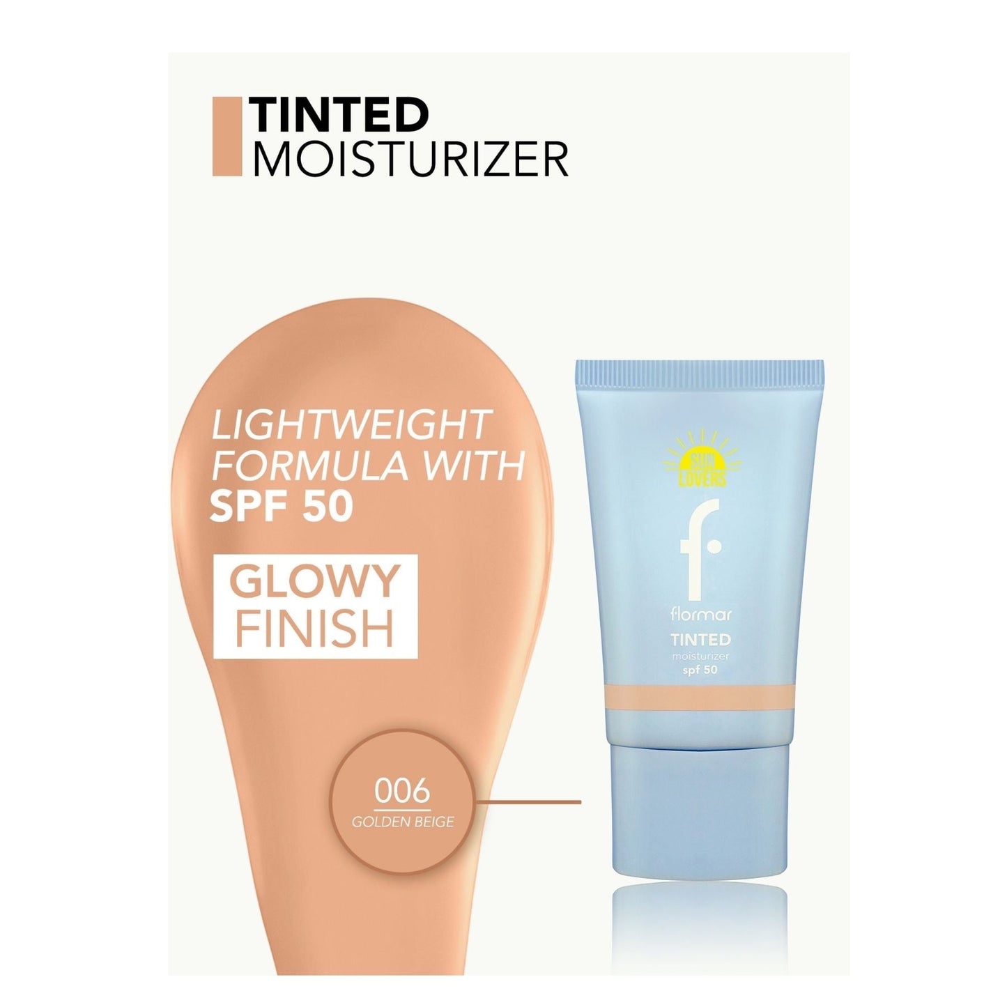 Flormar Tinted Moist SPF50-06 Golden Beige