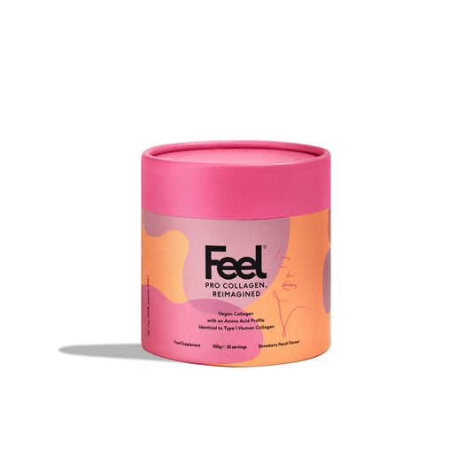 Feel Collagen Powder Strawberry Peach 300g