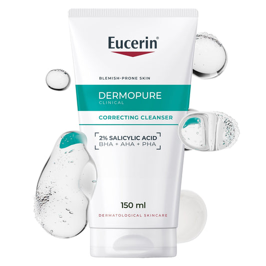 Eucerin Face and Body Wash For Acne Prone Skin Dermopure 150ml