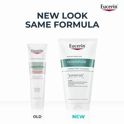 Eucerin Dermopure Clinical Purifying Cleansing Gel for Blemishes & Acne-prone Skin, 200ml