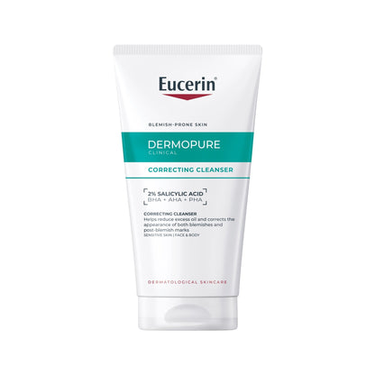Eucerin Dermopure Clinical Purifying Cleansing Gel for Blemishes & Acne-prone Skin, 200ml