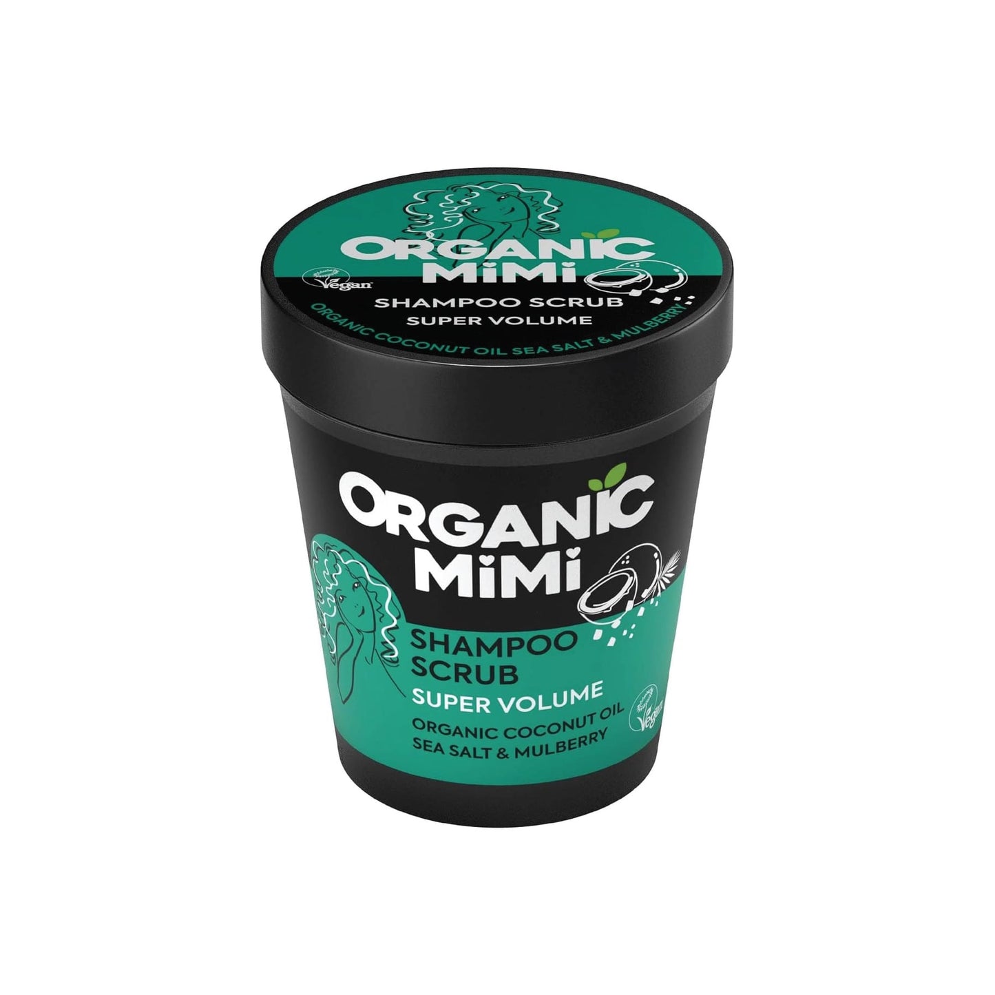 Organic Mimi Sea Salt & Mulberry Shampoo Scrub 280 g