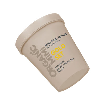 Organic Mimi Cleansing Gold Set Shampoo Scrub 310 g