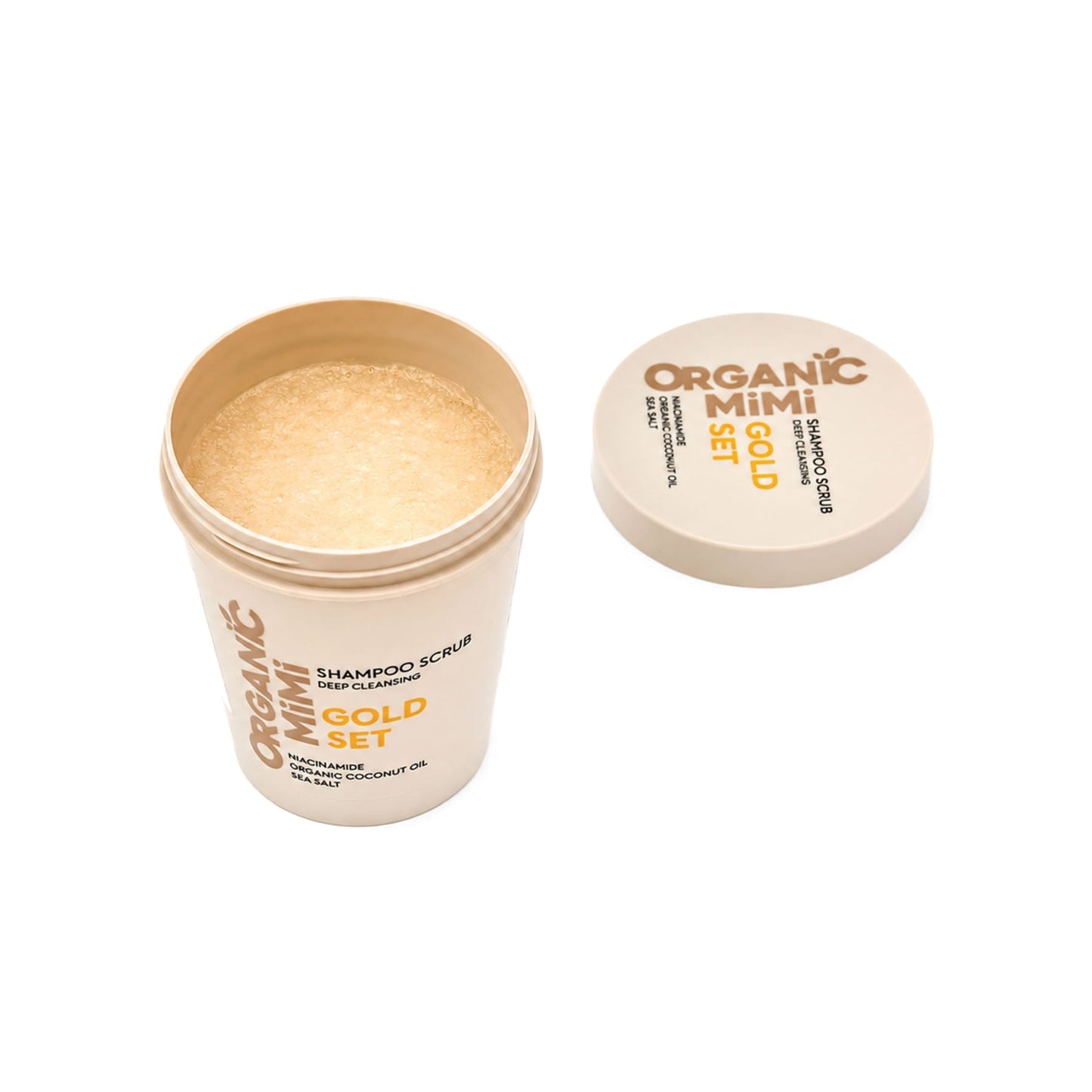 Organic Mimi Cleansing Gold Set Shampoo Scrub 310 g