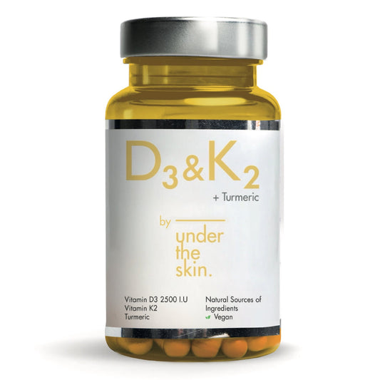 Under the Skin - Vitamin D K2 + Turmeric 60's