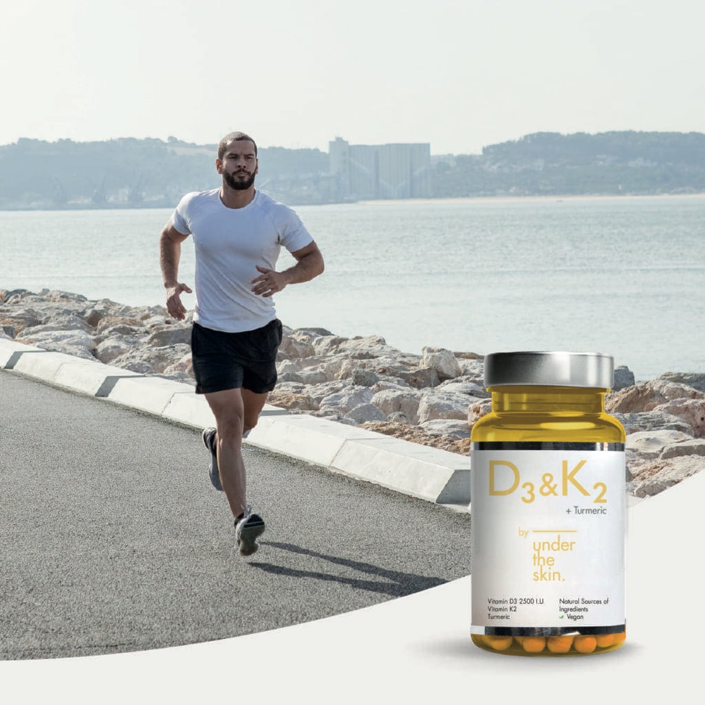 Under the Skin - Vitamin D K2 + Turmeric 60's