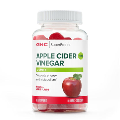 GNC Superfoods Apple Cider Vinegar Gummy 60 Gummies