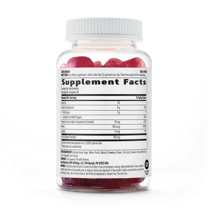 GNC Women's Hair, Skin & Nails Gummy Strawberry 60 Gummies