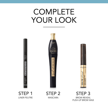 Bourjois Liner Feutre Slim Waterproof Eyeliner, Ultra Black Iv 1ml