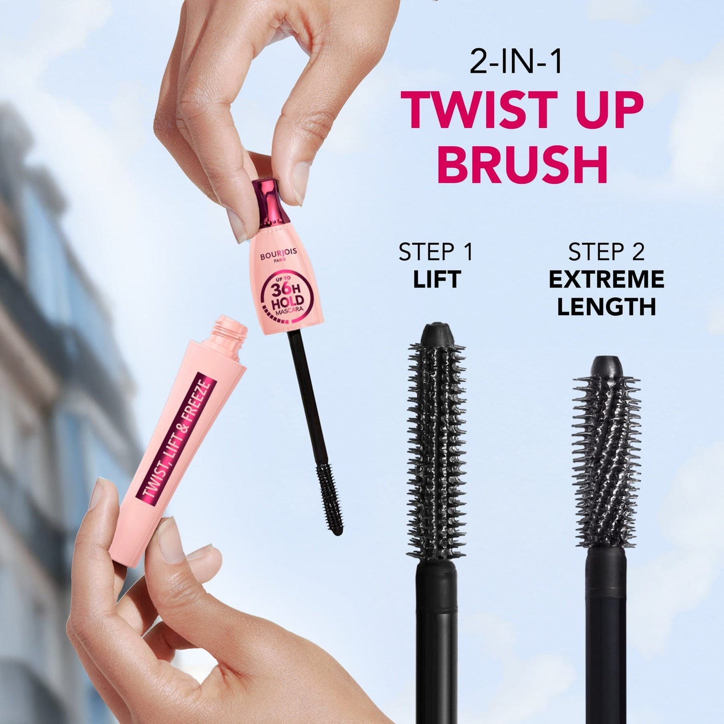 Bourjois Twist, Lift & Freeze Mascara 8ml