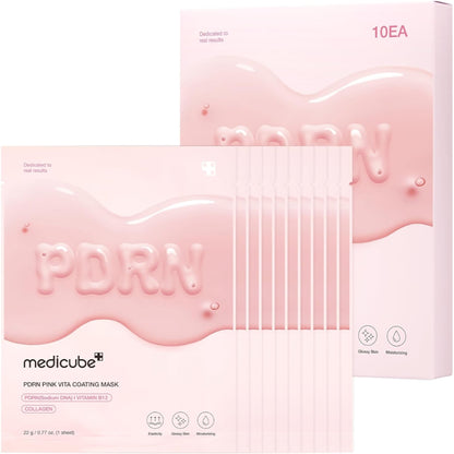 Medicube PDRN Pink Vita Coating Mask 10pcs