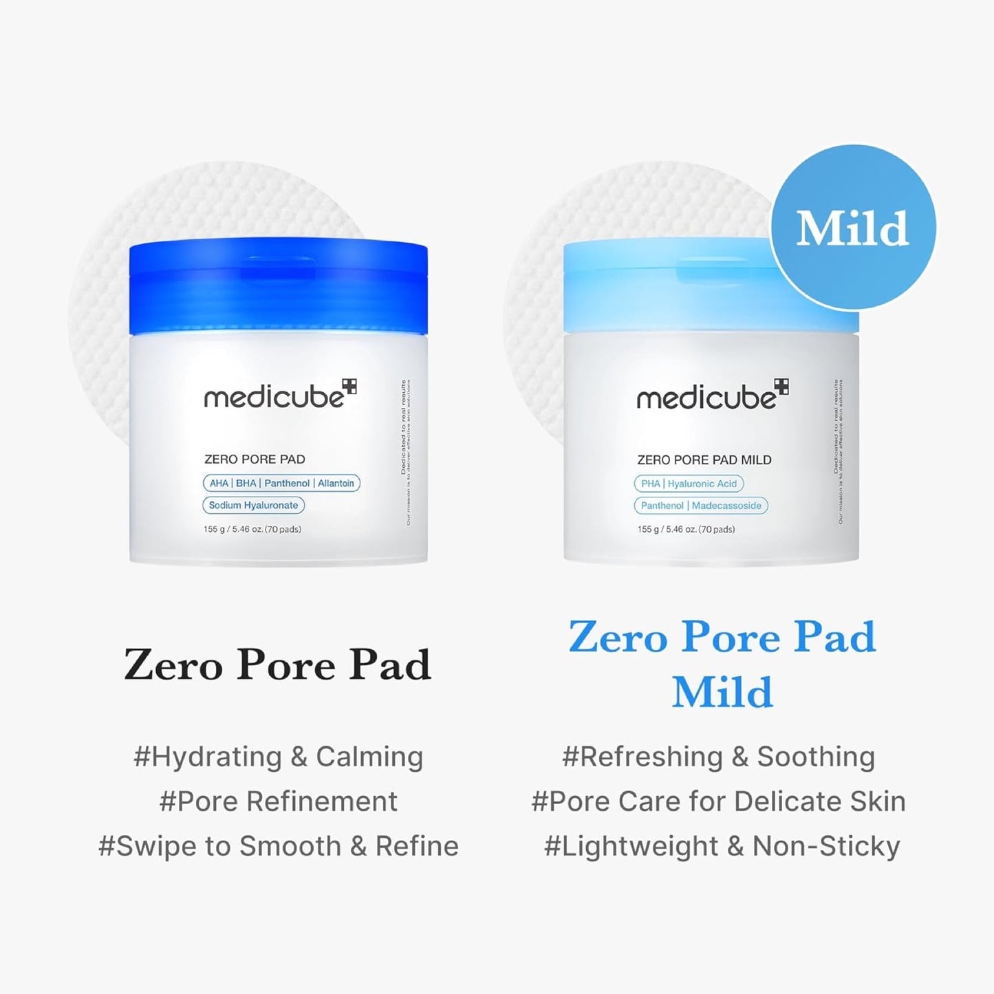 Medicube Zero Pore Pads Mild 2.0