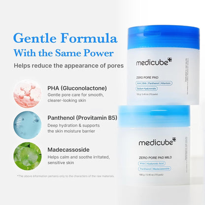 Medicube Zero Pore Pads Mild 2.0