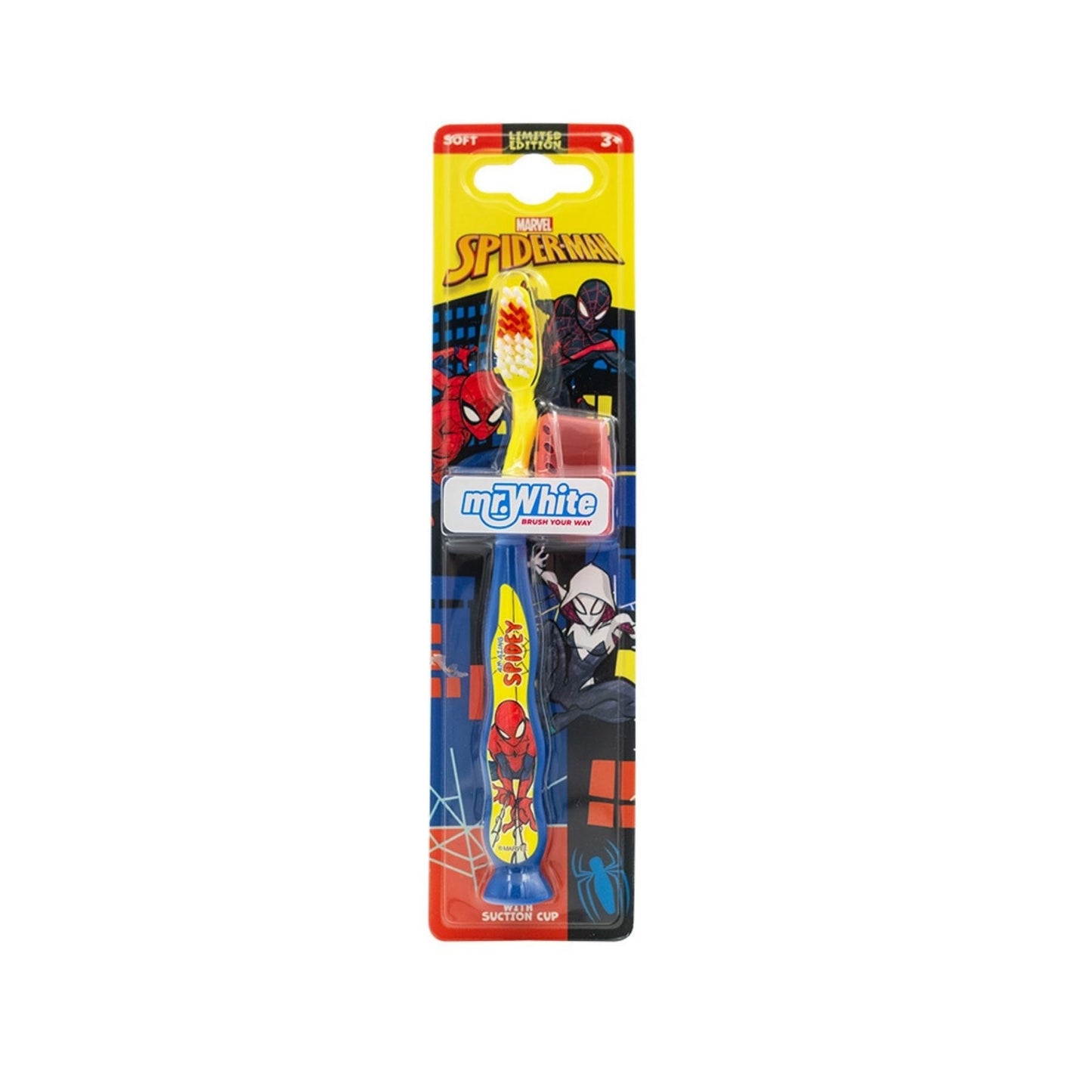 Mr.White Spiderman Manual Toothbrush
