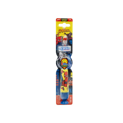 Mr.White Spiderman Flashing Toothbrush