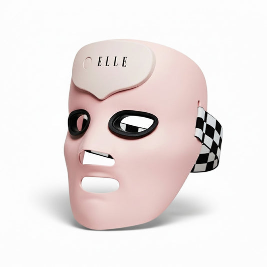 ELLE Radiance Boost Pro LED Face Mask with Red, Blue & Infrared Light