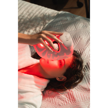 ELLE Radiance Boost Pro LED Face Mask with Red, Blue & Infrared Light