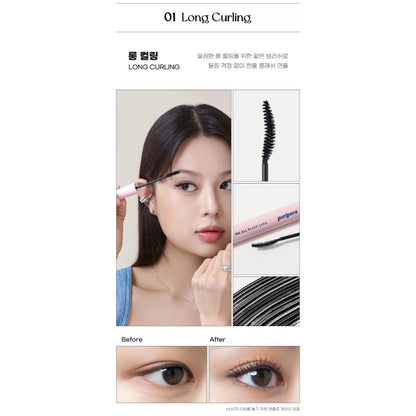 Peripera Ink Mascara All Black Cara 002 Volume Curling