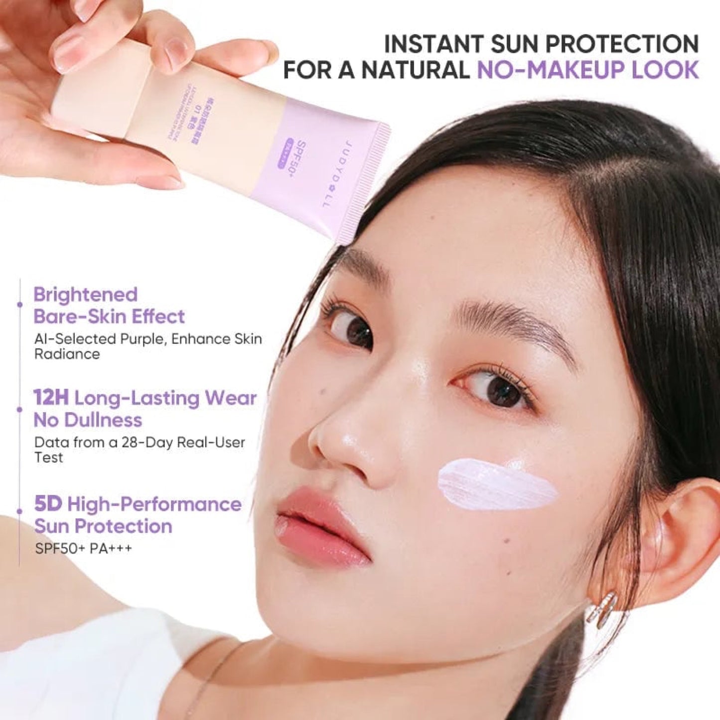 Judydoll Purple Bandage Sunscreen Primer Purple