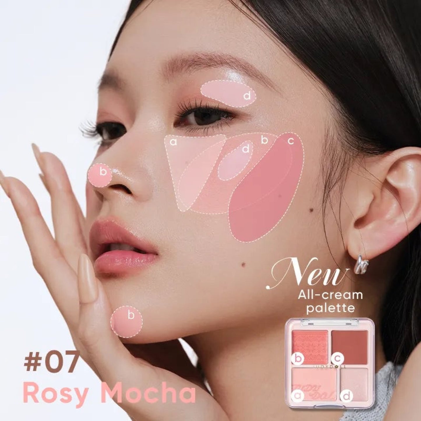 Judydoll Blush & Highlight Palette 07