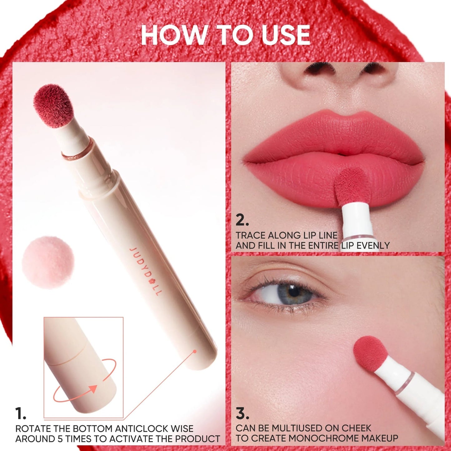 Judydoll Cushion Matte Lock Lipstick Cream