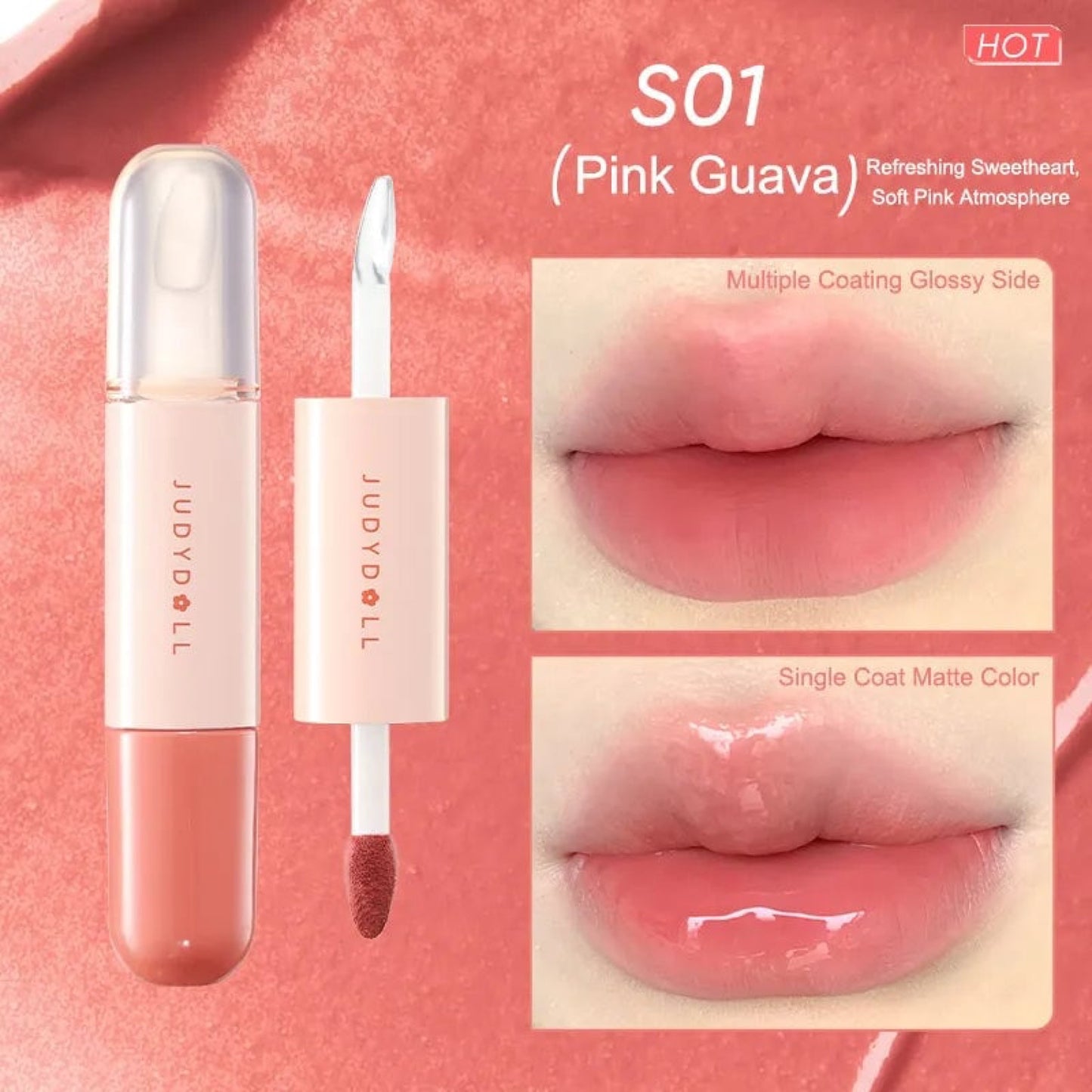 Judydoll Hawthorn Candy Dual Lip Glaze