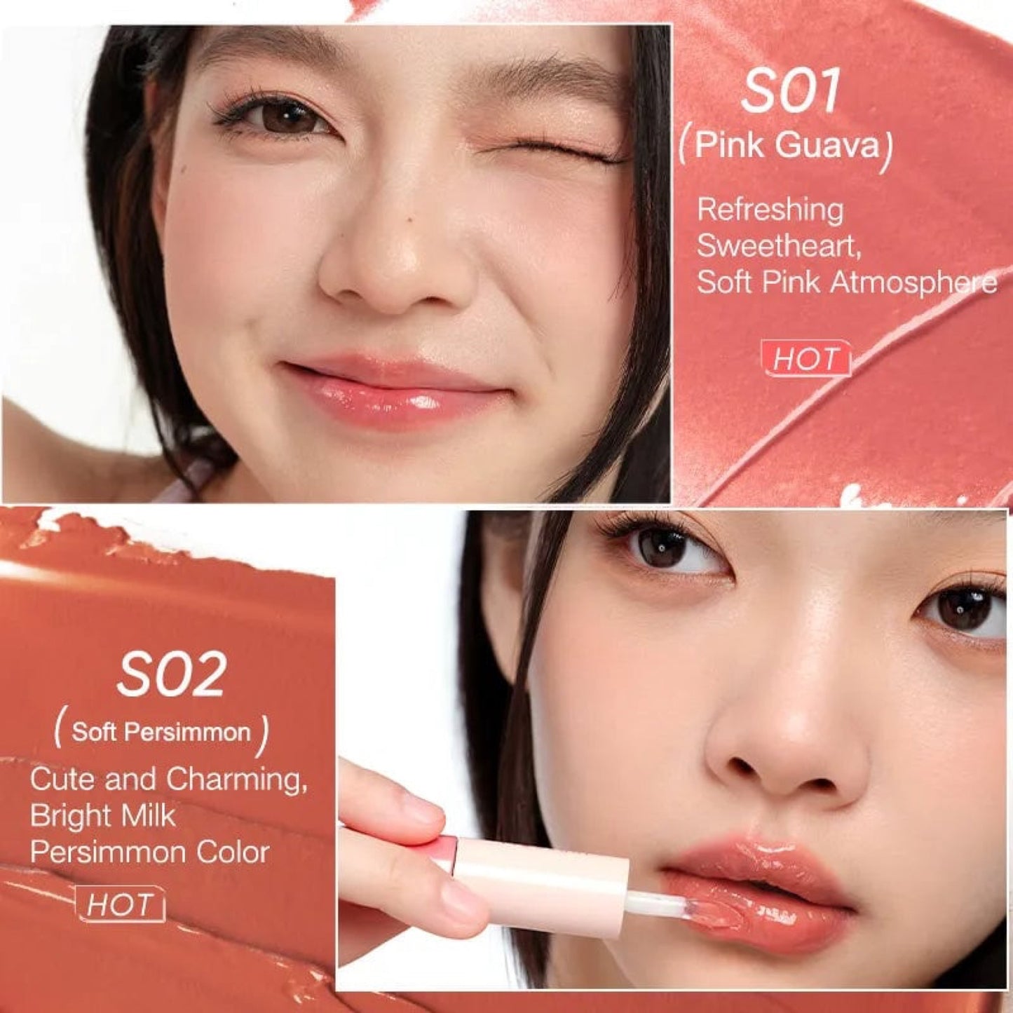 Judydoll Hawthorn Candy Dual Lip Glaze