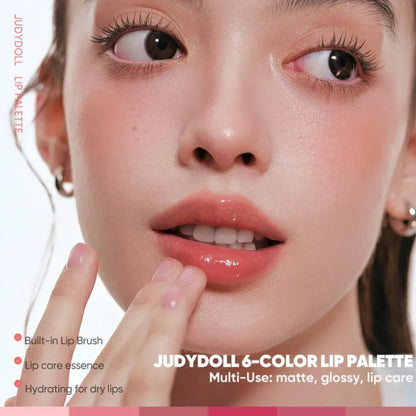 Judydoll 6 Color Multi-use Lip Palette 02