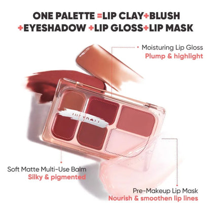 Judydoll 6 Color Multi-use Lip Palette 02