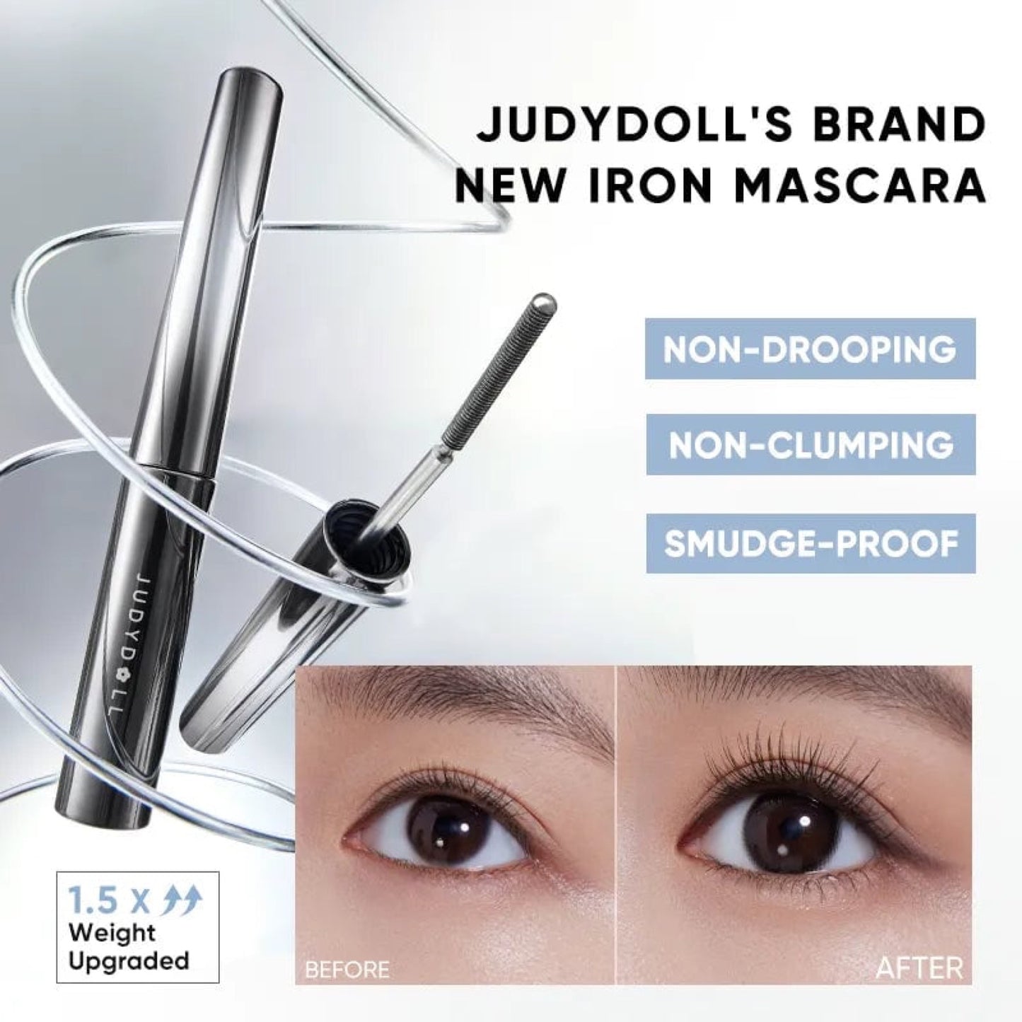 Judydoll 3d Curling Iron Mascara Large Volume 01