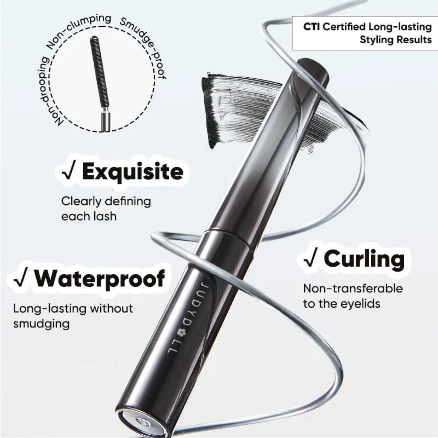 Judydoll 3d Curling Iron Mascara Large Volume 01