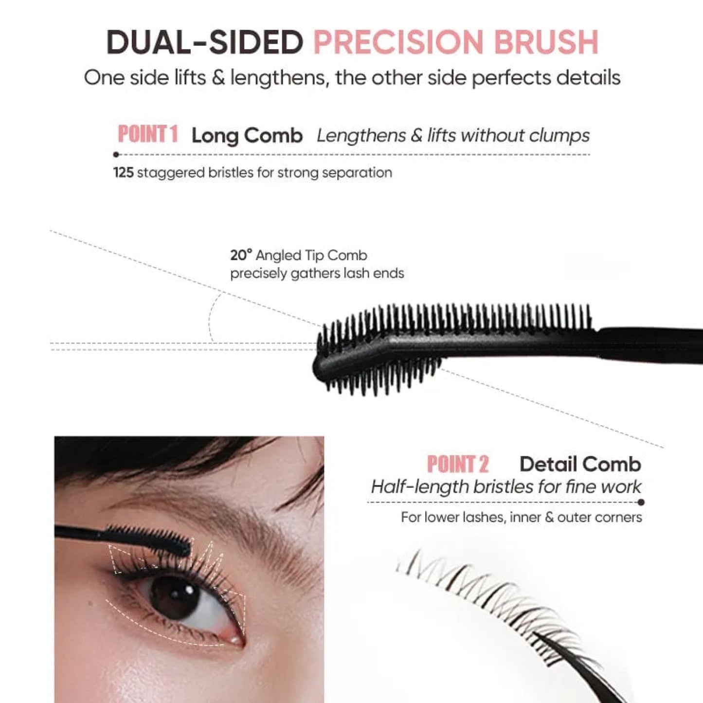 Judydoll PIN Point Mascara Black