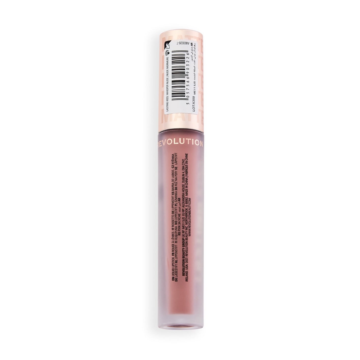Makeup Revolution Lasting Kiss Liquid Lipstick – Long-Lasting Matte