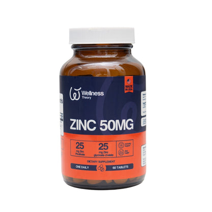 Wellness Theory Zinc 50 mg - 60 Tablets