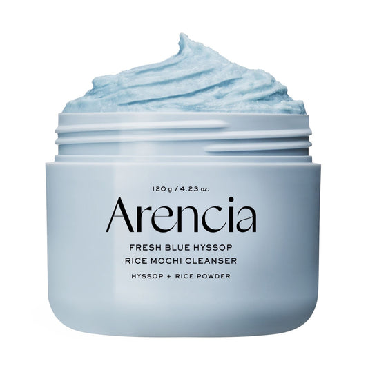 Arencia Fresh Blue Hyssop Rice Mochi Cleanser 120g