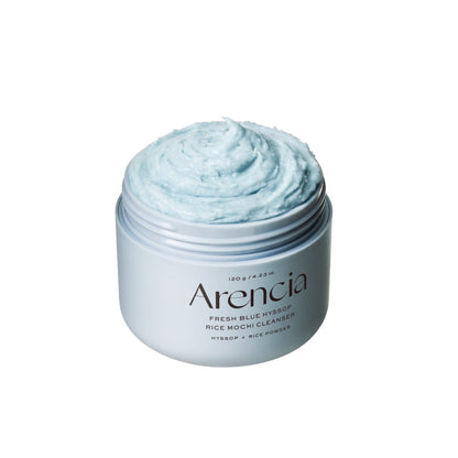 Arencia Fresh Blue Hyssop Rice Mochi Cleanser 120g