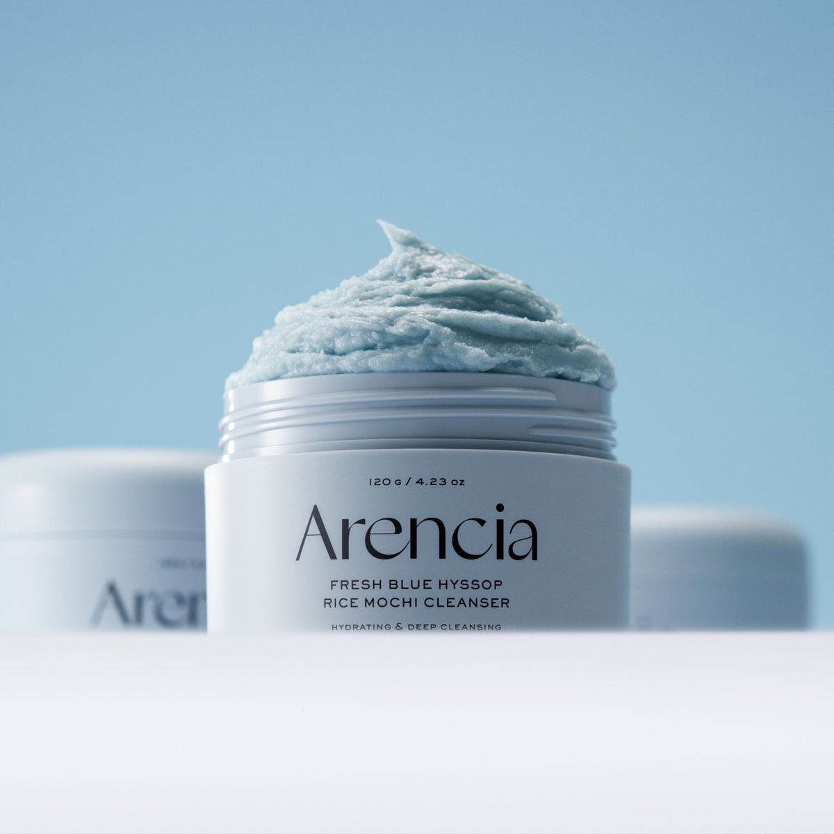 Arencia Fresh Blue Hyssop Rice Mochi Cleanser 120g
