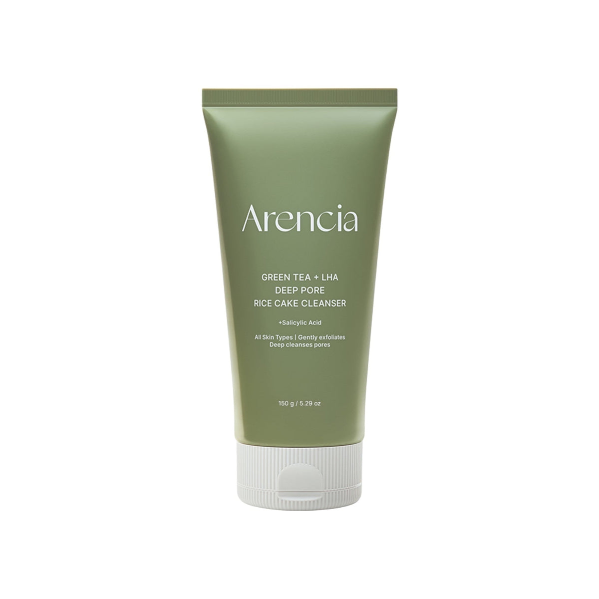 Arencia Green Tea LHA Deep Pore Rice Cake Cleanser 150ml