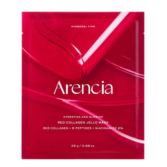Arencia Red Collagen Jello Mask 4pcs