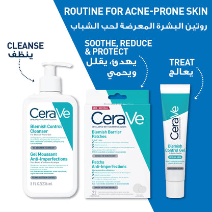 Cerave Blemish Barrier Patches With 3 Essential Ceramides and Niacinamide, 22pcs