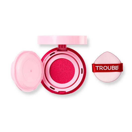 Trouble Maker Press Play Blush Cushion