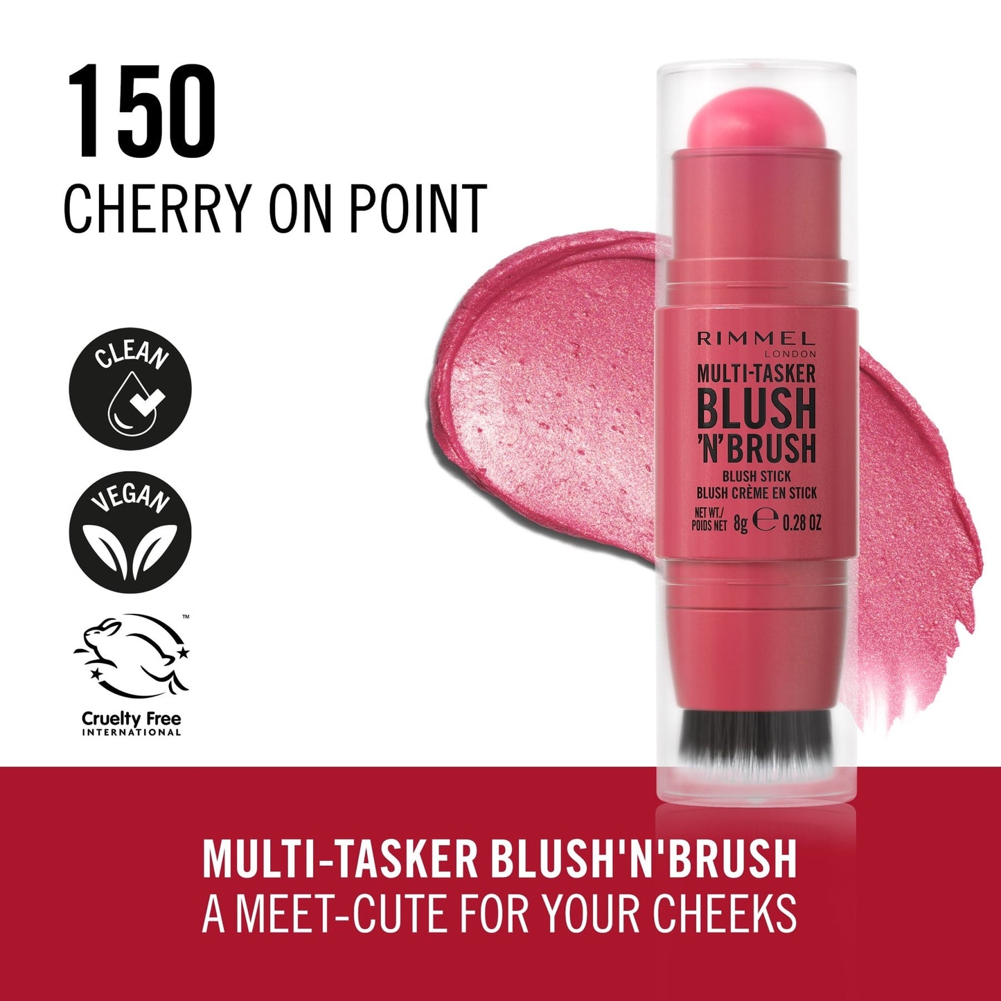 Rimmel London Multi-tasker Blush'n'brush Stick 8g