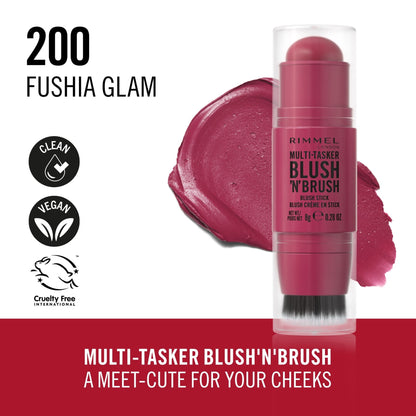 Rimmel London Multi-tasker Blush'n'brush Stick 8g