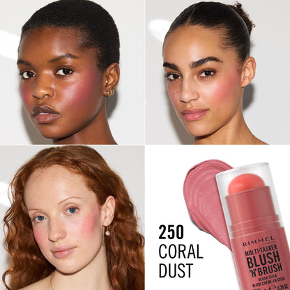 Rimmel London Multi-tasker Blush'n'brush Stick 8g