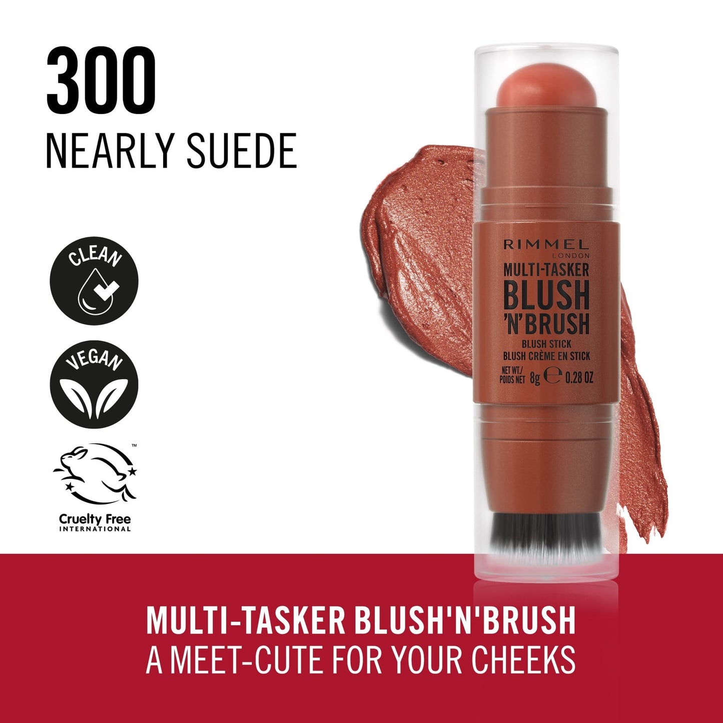 Rimmel London Multi-tasker Blush'n'brush Stick 8g