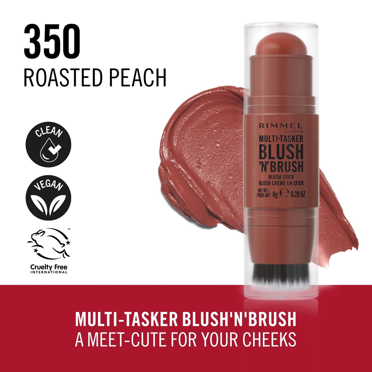 Rimmel London Multi-tasker Blush'n'brush Stick 8g