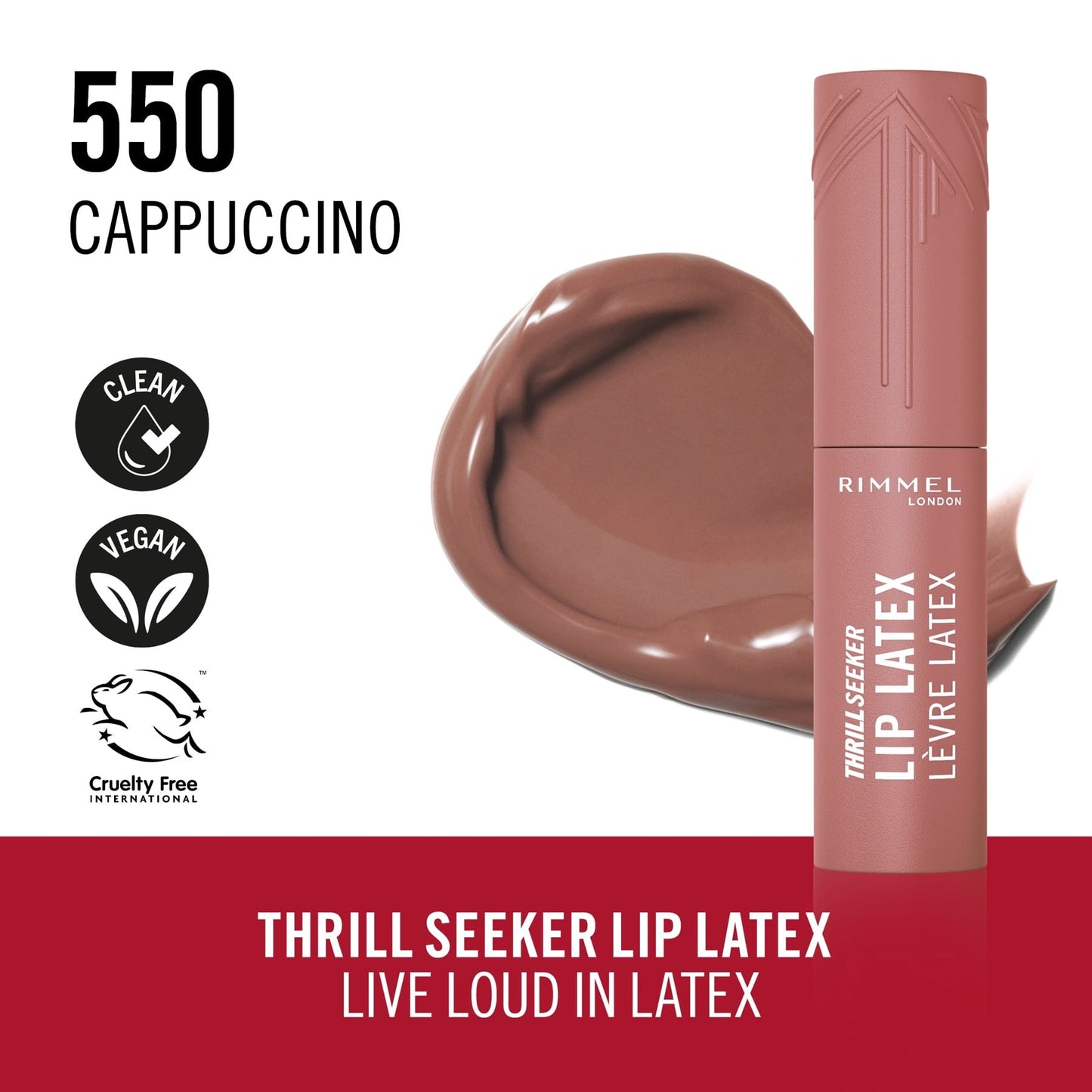 Rimmel London Thrill Seeker Lip LaTeX Liquid Lipstick, 6ml