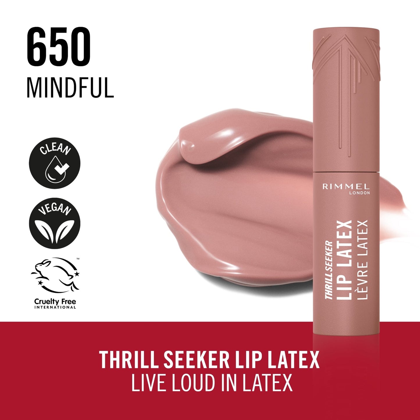 Rimmel London Thrill Seeker Lip LaTeX Liquid Lipstick, 6ml